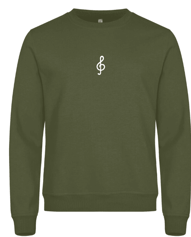 Rundhalset genser g-nøkkel 