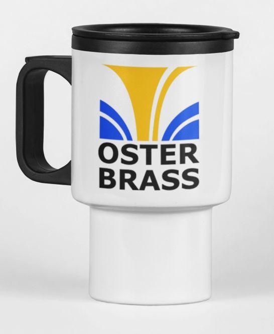 Hovedbilde Termokopp Oster Brass med personlig navn på baksiden