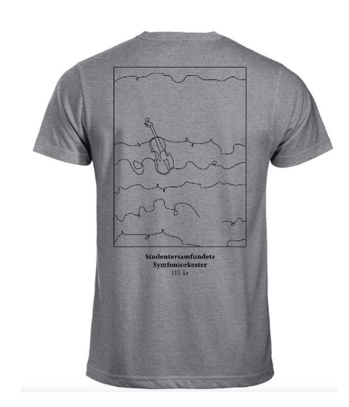 T-skjorte Herre Jubileum Symforch Tronheim 